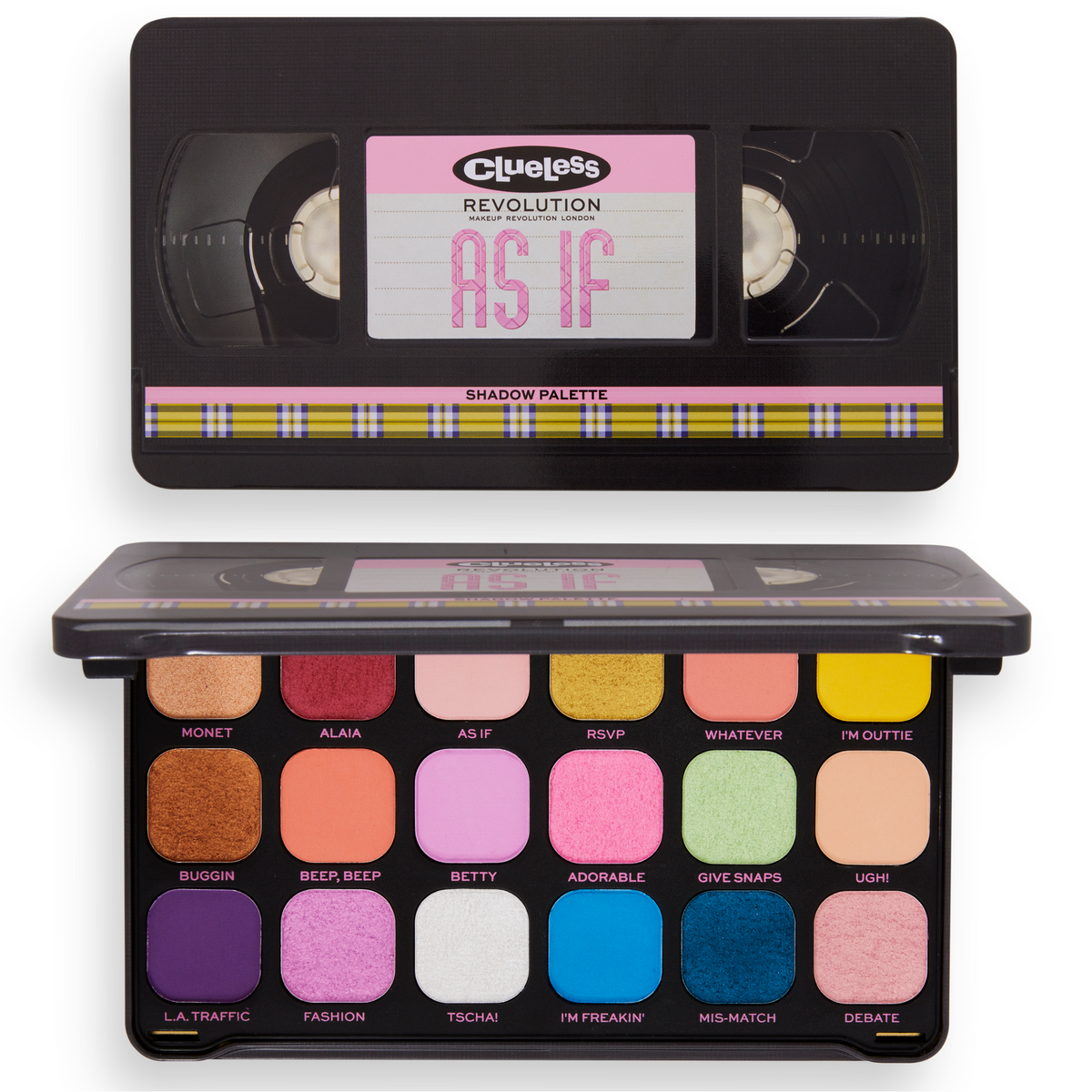 MAKEUP REVOLUTION X Clueless VCR As If Forever Flawless Eyeshadow Palette