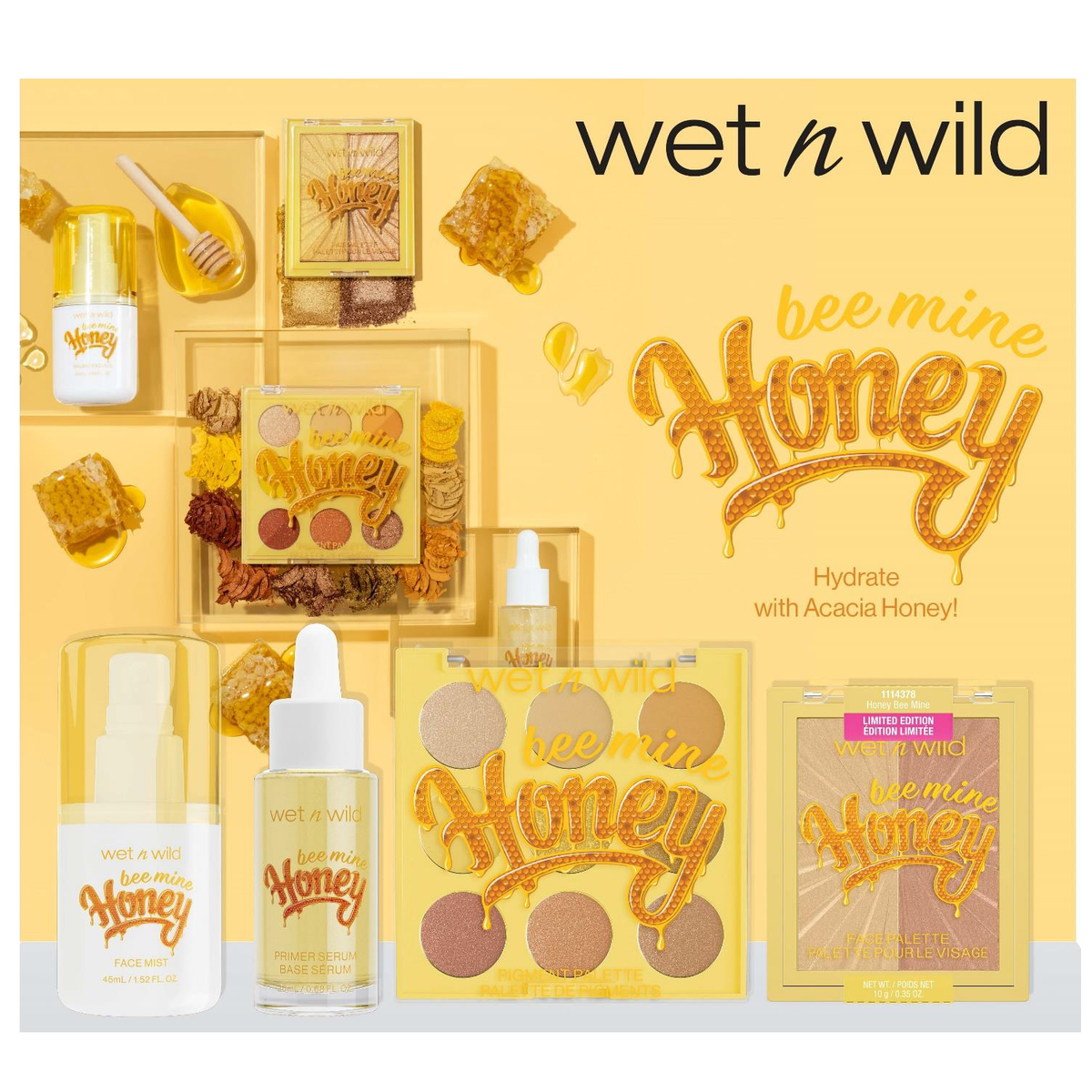 WET N WILD Honey Bee Mine Bundle (RRP $57.80)