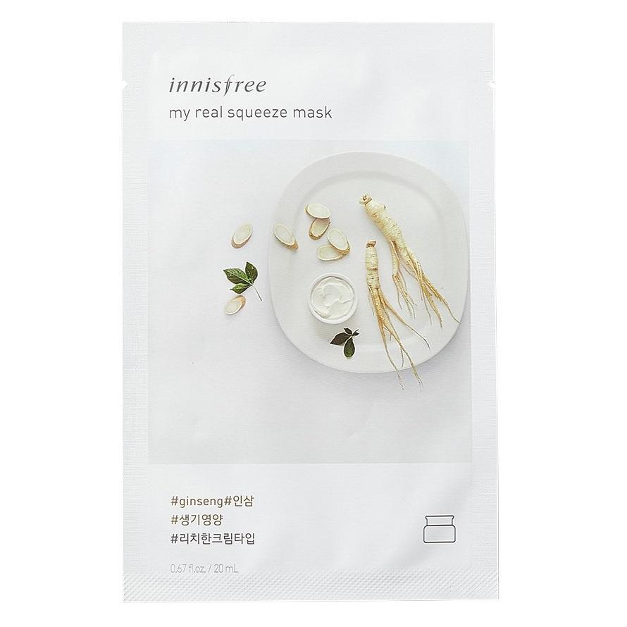 INNISFREE My Real Squeeze Mask - Ginseng