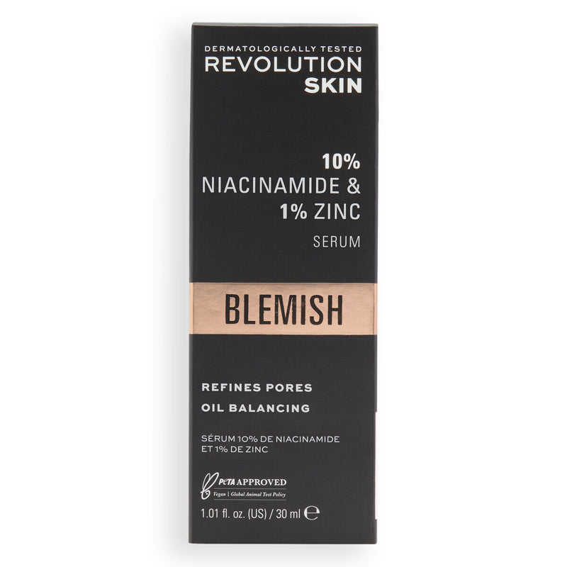 REVOLUTION SKINCARE 10% Niacinamide + 1% Zinc Blemish & Pore Refining Serum