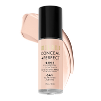 MILANI Conceal + Perfect 2-in-1 Foundation + Concealer - Alabaster #0A1