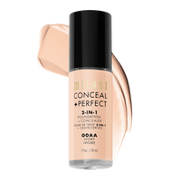 MILANI Conceal + Perfect 2-in-1 Foundation + Concealer - Ivory #00AA