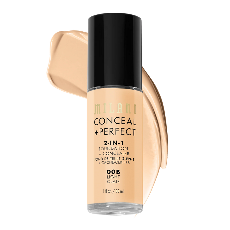 MILANI Conceal + Perfect 2-in-1 Foundation + Concealer - Light #00B