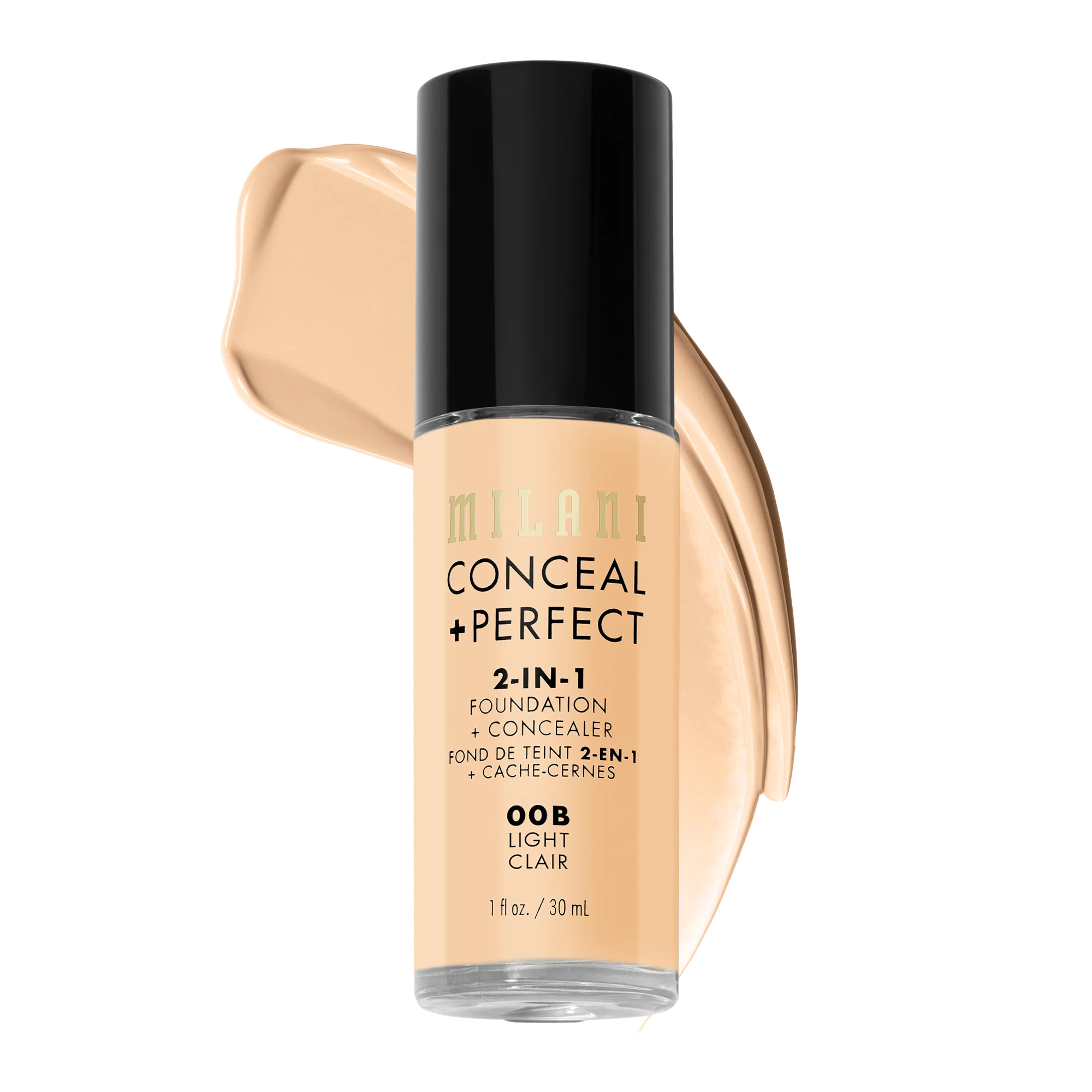 MILANI Conceal + Perfect 2-in-1 Foundation + Concealer - Light #00B