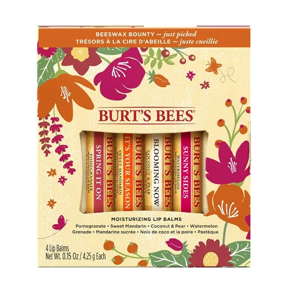 BURT'S BEES Beeswax Bounty Just Picked Lip Balm Gift Set