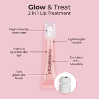 MCOBEAUTY Glow & Treat 2-in-1 Lip Treatment - Berry