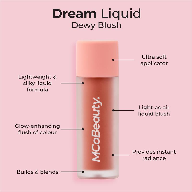 MCOBEAUTY Dream Liquid Dewy Blush - Soft Pink