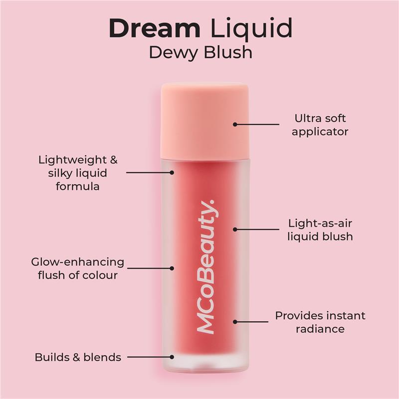 MCOBEAUTY Dream Liquid Dewy Blush - True Pink