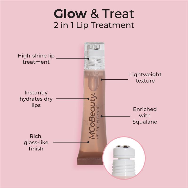MCOBEAUTY Glow & Treat 2-in-1 Lip Treatment - Chocolate