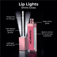 MCOBEAUTY Lip Lights Shine Gloss - Berry Pink