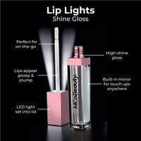 MCOBEAUTY Lip Lights Shine Gloss - Clear