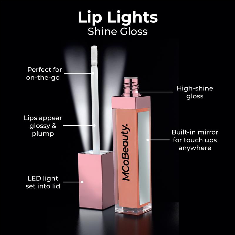 MCOBEAUTY Lip Lights Shine Gloss - Striptease