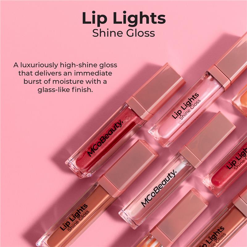 MCOBEAUTY Lip Lights Shine Gloss - Clear