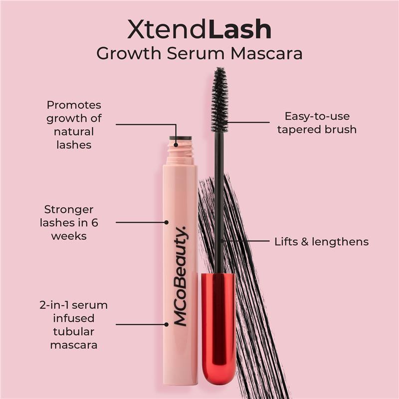 MCOBEAUTY XtendLash Growth Serum Mascara - Black