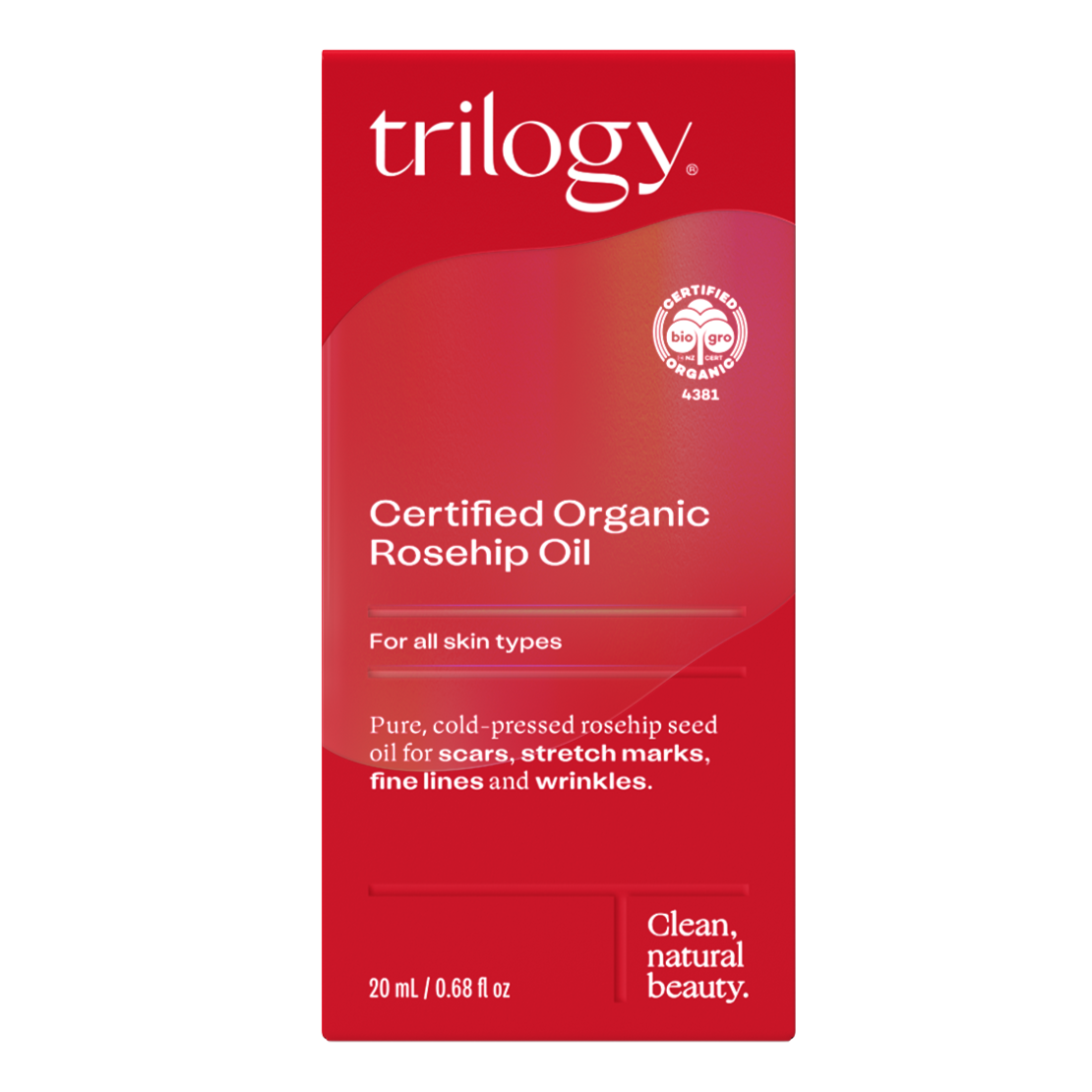 TRILOGY Certified Organic Rosehip Oil (20ml)