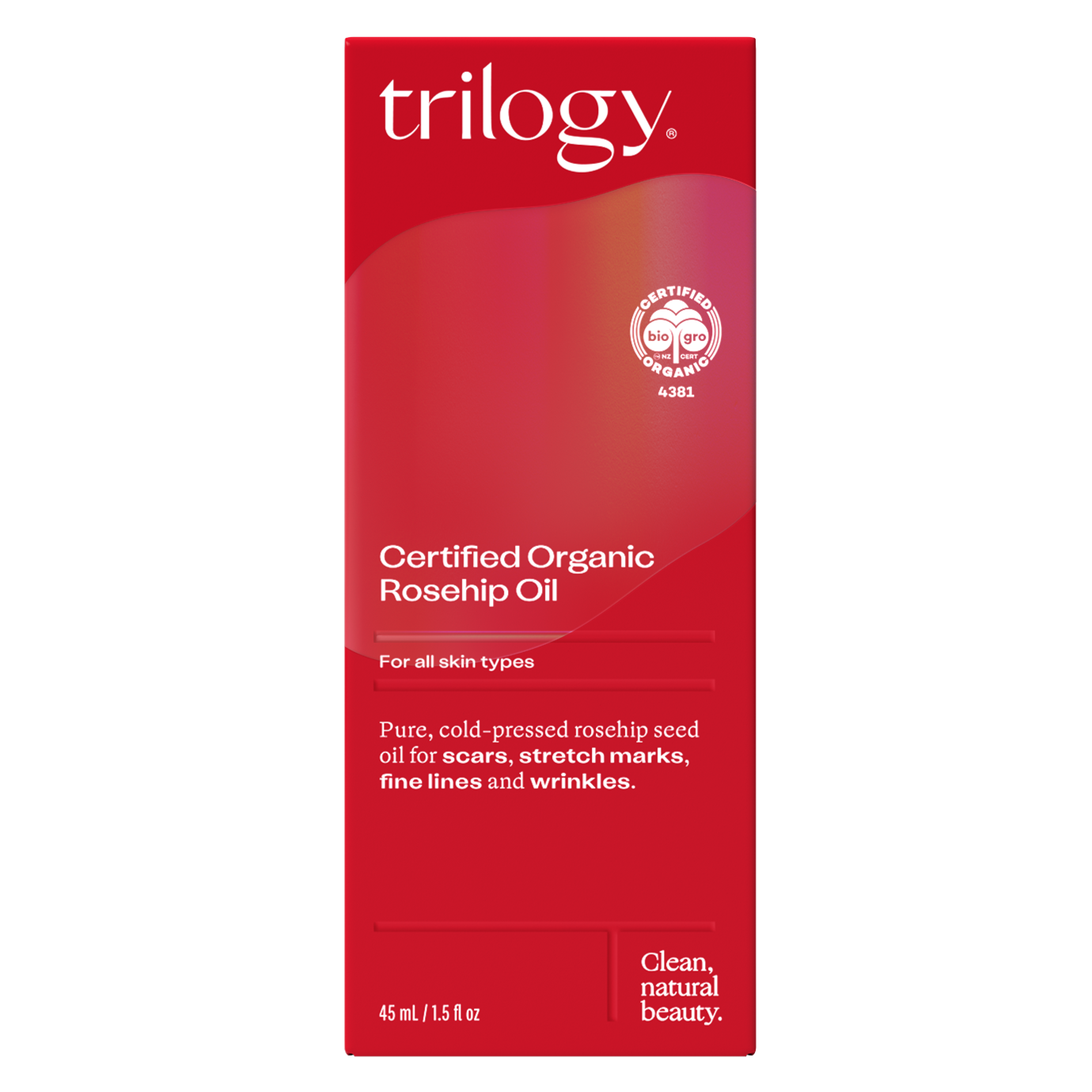 TRILOGY Certified Organic Rosehip Oil (45ml)