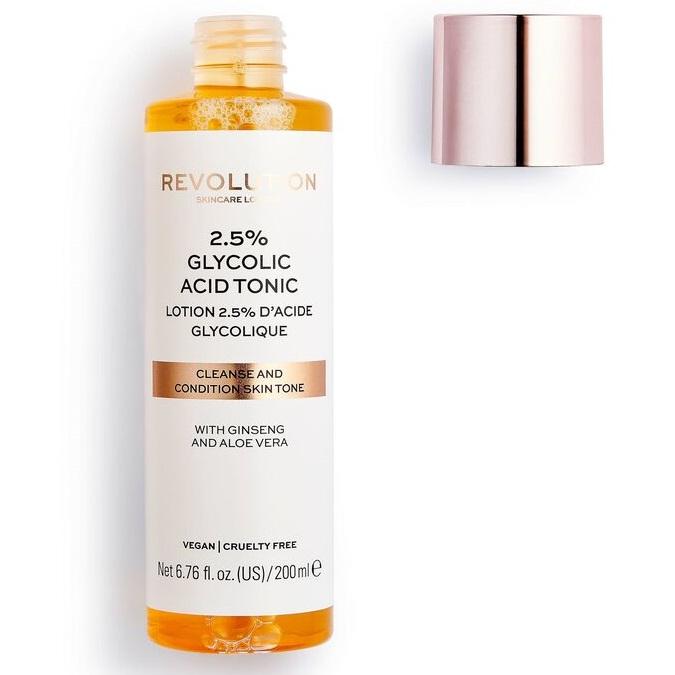 REVOLUTION SKINCARE 2.5% Glycolic Acid AHA Glow Liquid Exfoliant Toner