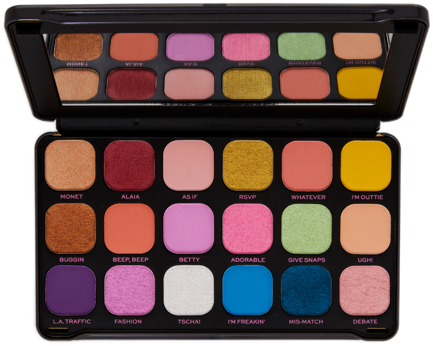 MAKEUP REVOLUTION X Clueless VCR As If Forever Flawless Eyeshadow Palette