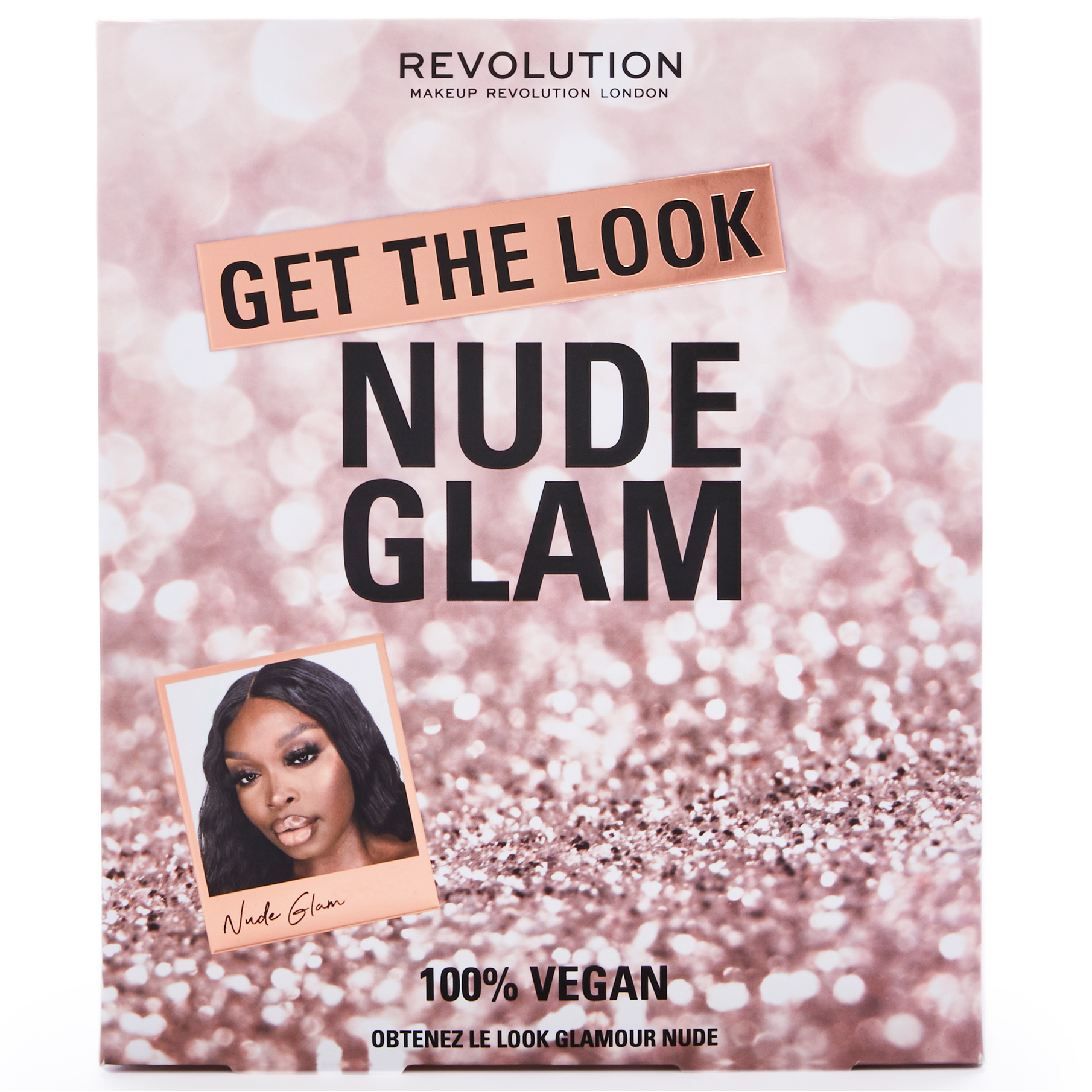 MAKEUP REVOLUTION Get The Look - Nude Glam Gift Set 2022 (Worth $70)