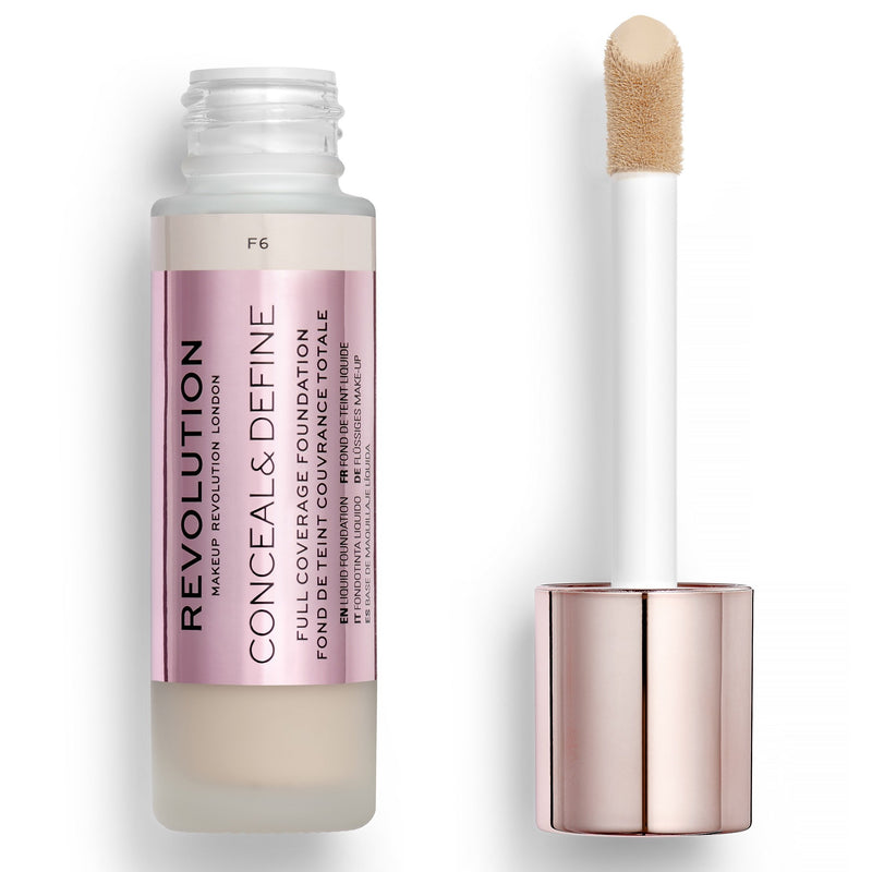 MAKEUP REVOLUTION Conceal & Define Foundation - F6