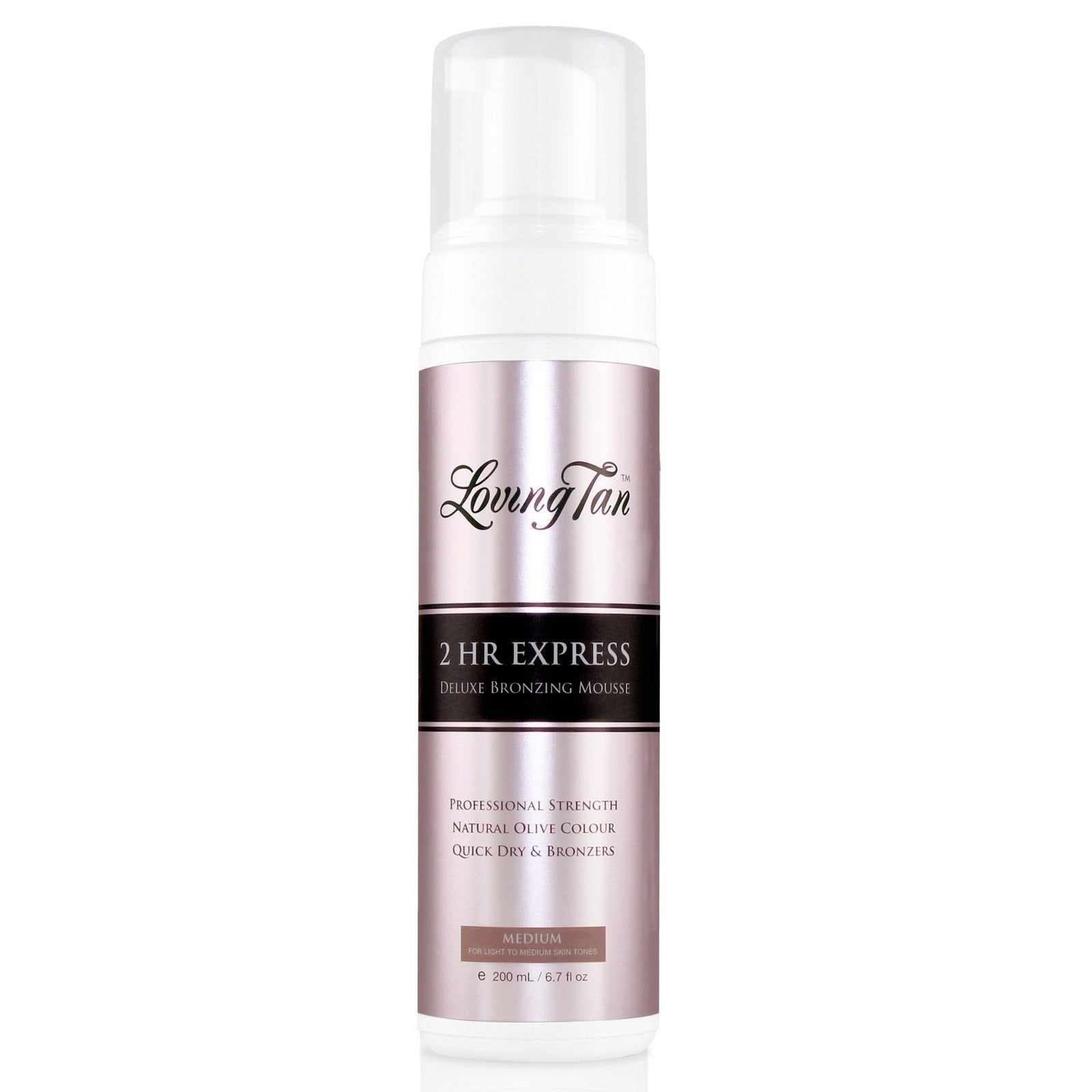 LOVING TAN 2 HR Express Self Tanning Mousse - Medium (200 ml)