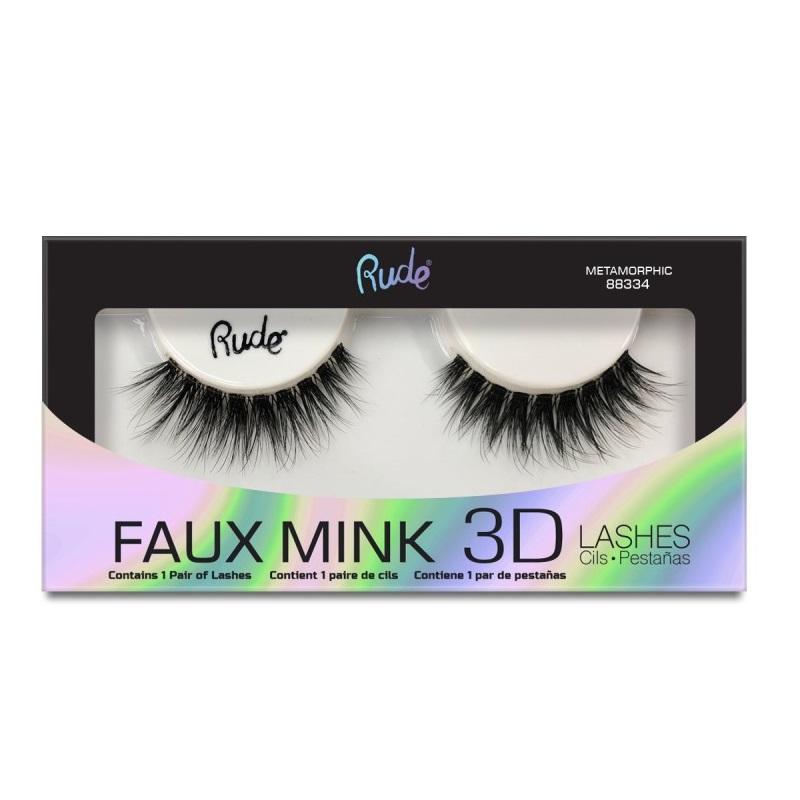 RUDE Faux Mink 3D Lashes - Metamorphic