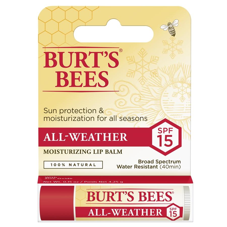 BURT'S BEES Lip Balm - All Weather SPF 15 Moisturizing