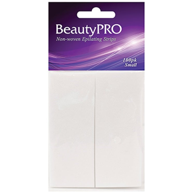 BEAUTYPRO Non-Woven Wax Strips Small (100-Pack)