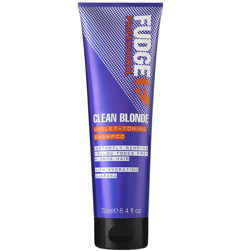 FUDGE PROFESSIONAL Clean Blonde Purple Toning Shampoo (250 ml)