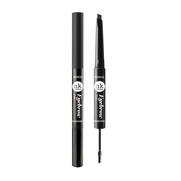 NICKA K Eyebrow Duo Pencil and Mascara - Black