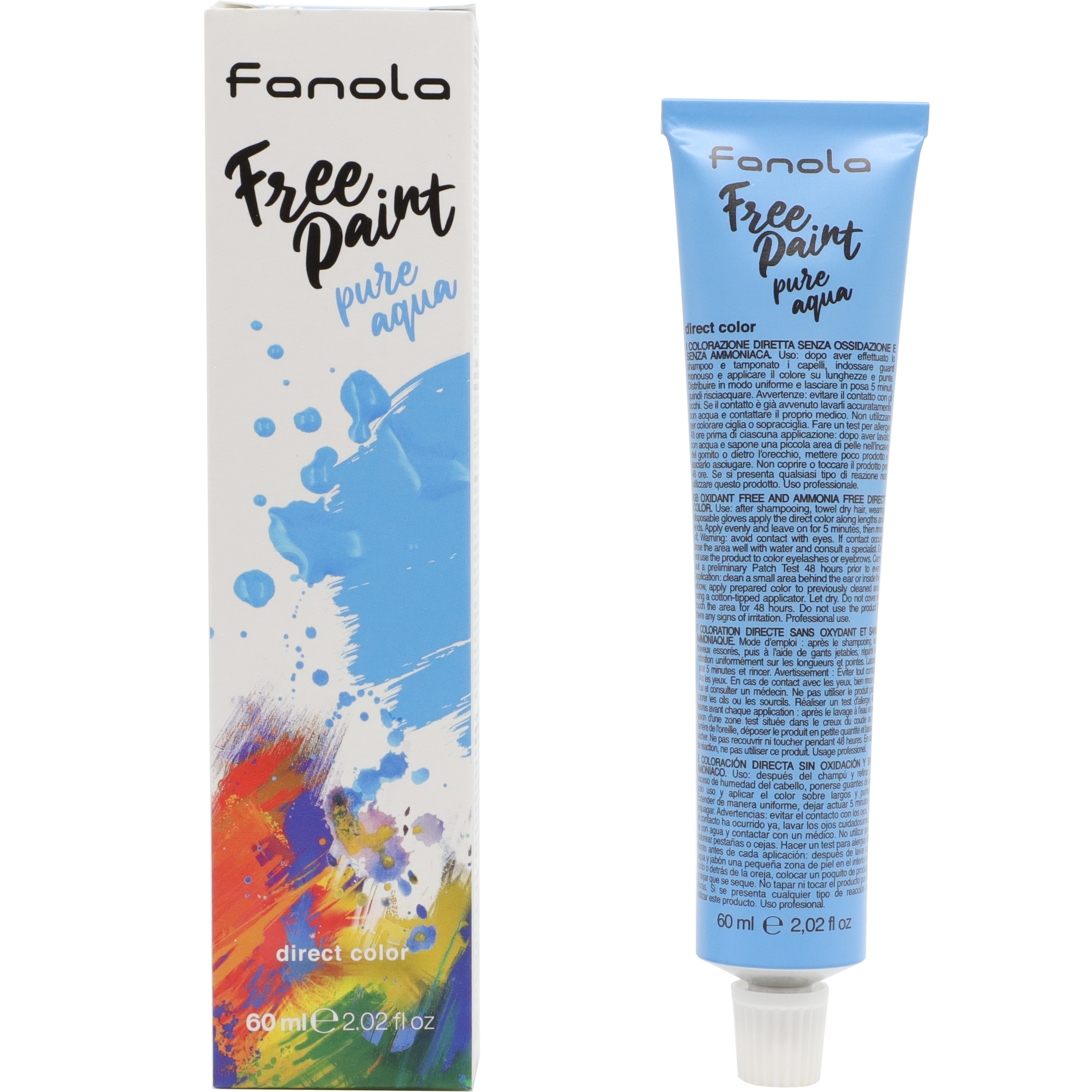 FANOLA Free Paint Direct Colour - Pure Aqua (60 ml)