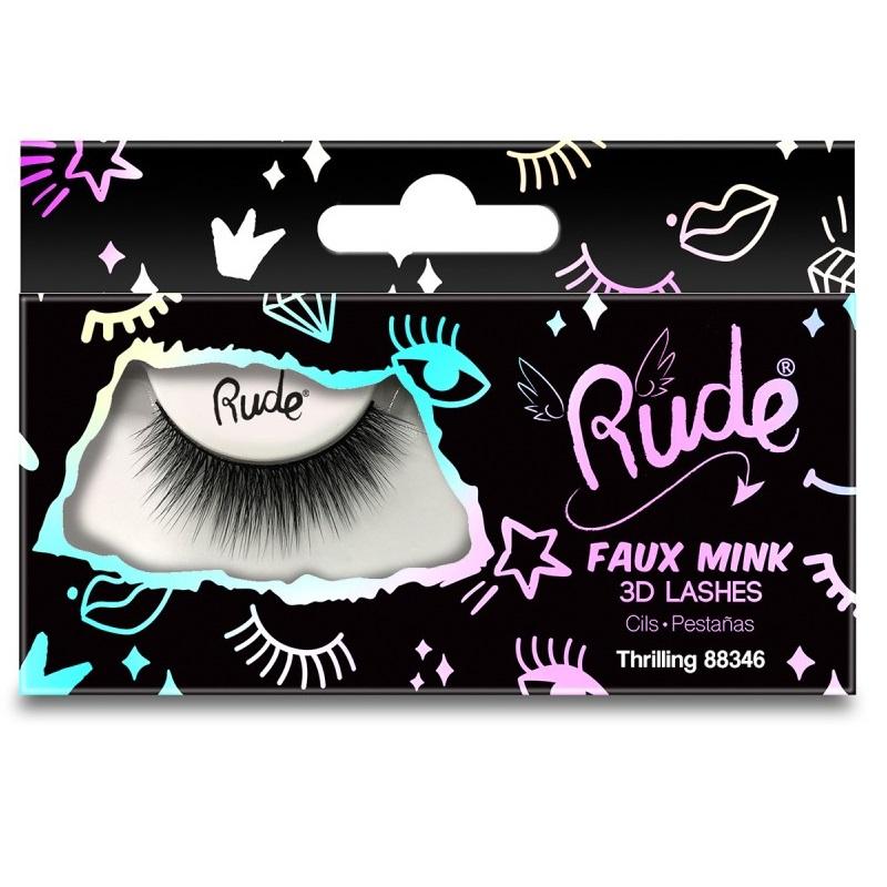 RUDE Faux Mink 3D Lashes - Thrilling
