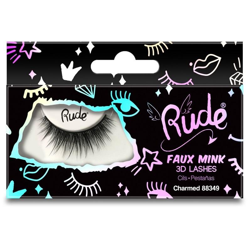 RUDE Faux Mink 3D Lashes - Charmed