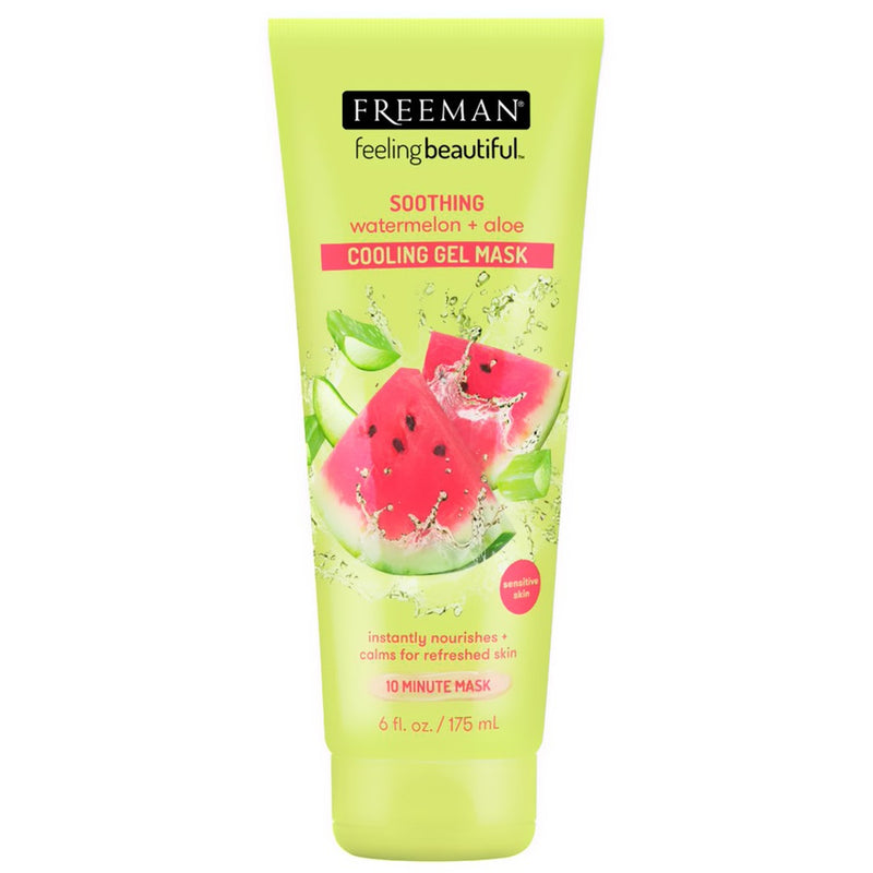 FREEMAN Smoothing Watermelon + Aloe Cooling Gel Mask (175 ml)