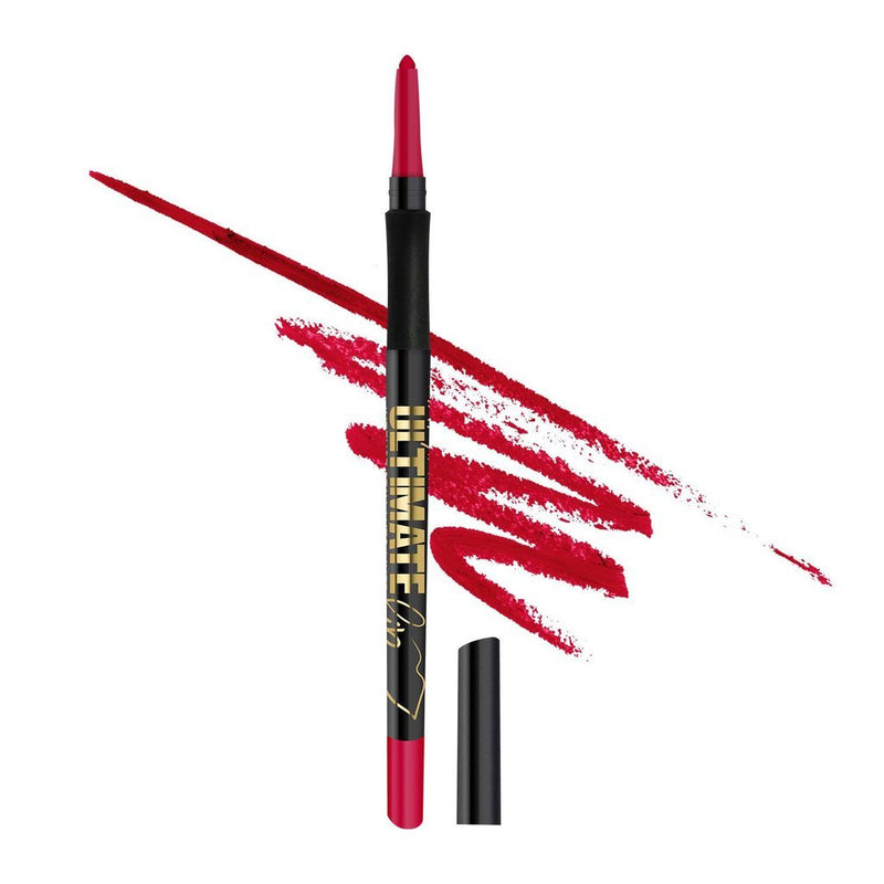LA GIRL Ultimate Intense Stay Auto Lipliner - Relentless Red #346