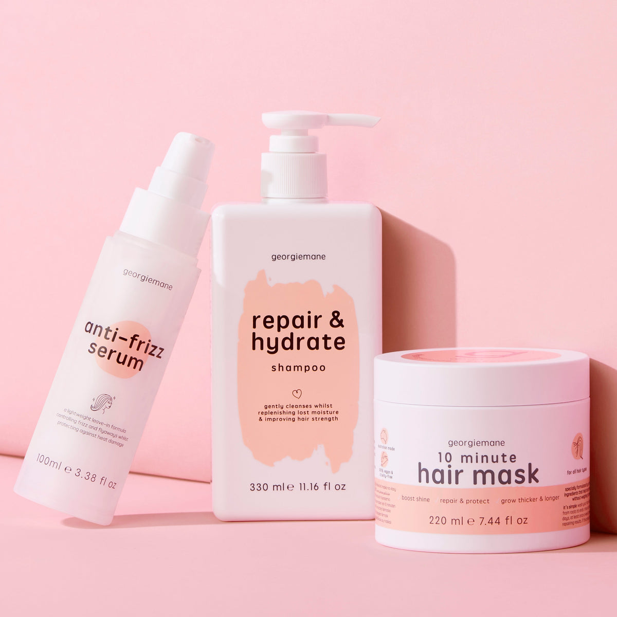 GEORGIEMANE Hair Repair Trio Bundle (RRP $125.99)
