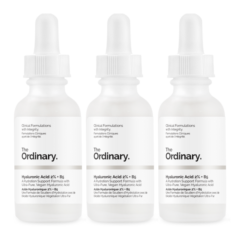 THE ORDINARY Hyaluronic Acid 3-Pack Bundle (3x30ml) (RRP $68.10)