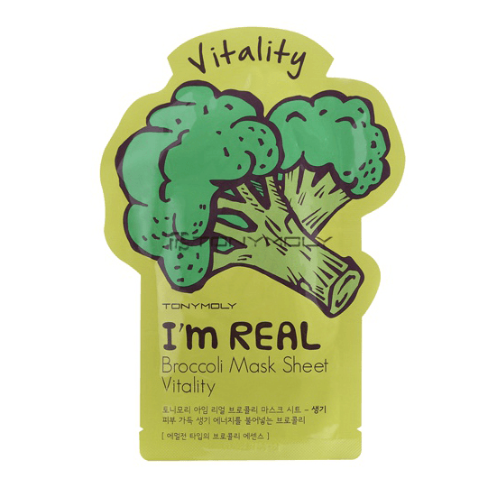 TONYMOLY I'm Real Broccoli Mask Sheet - Vitality