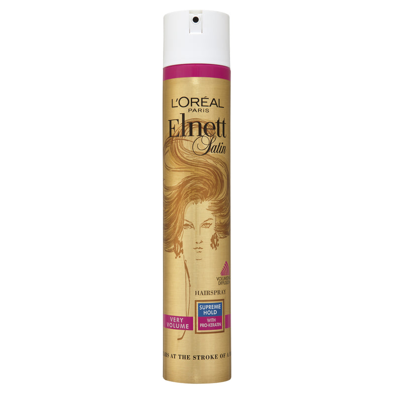 L'OREAL Elnett Satin Very Volume with Pro Keratin - Supreme Hold (400 ml)