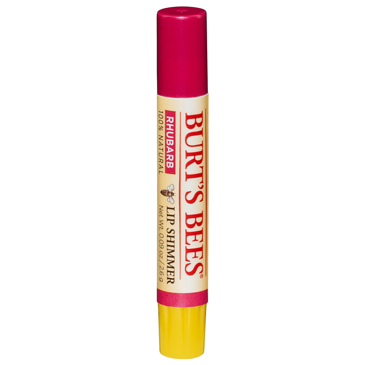 BURT'S BEES Lip Shimmer - Rhubarb