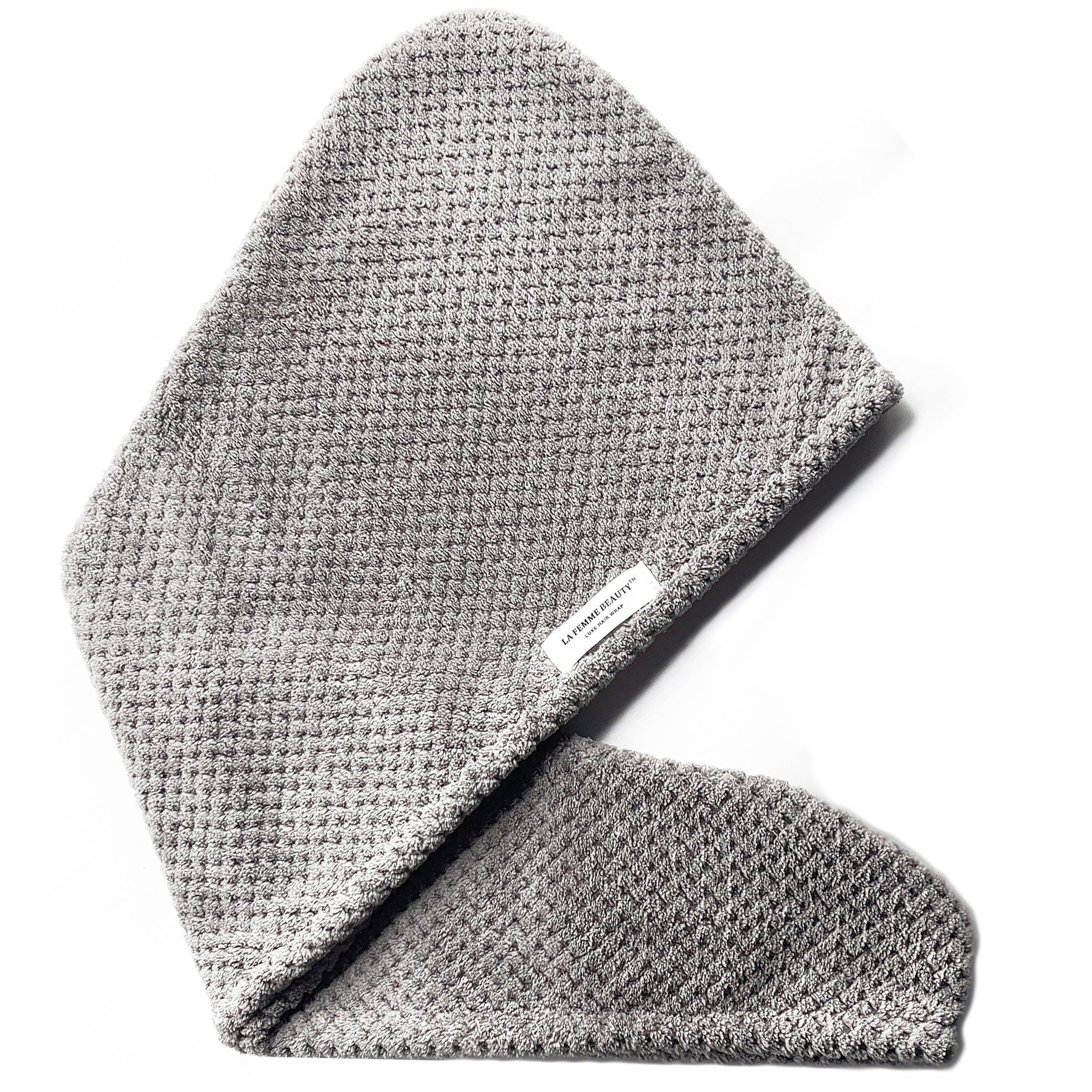 LA FEMME BEAUTY Luxe Hair Wrap - Grey