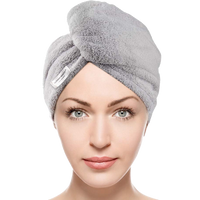 LA FEMME BEAUTY Luxe Hair Wrap - Grey