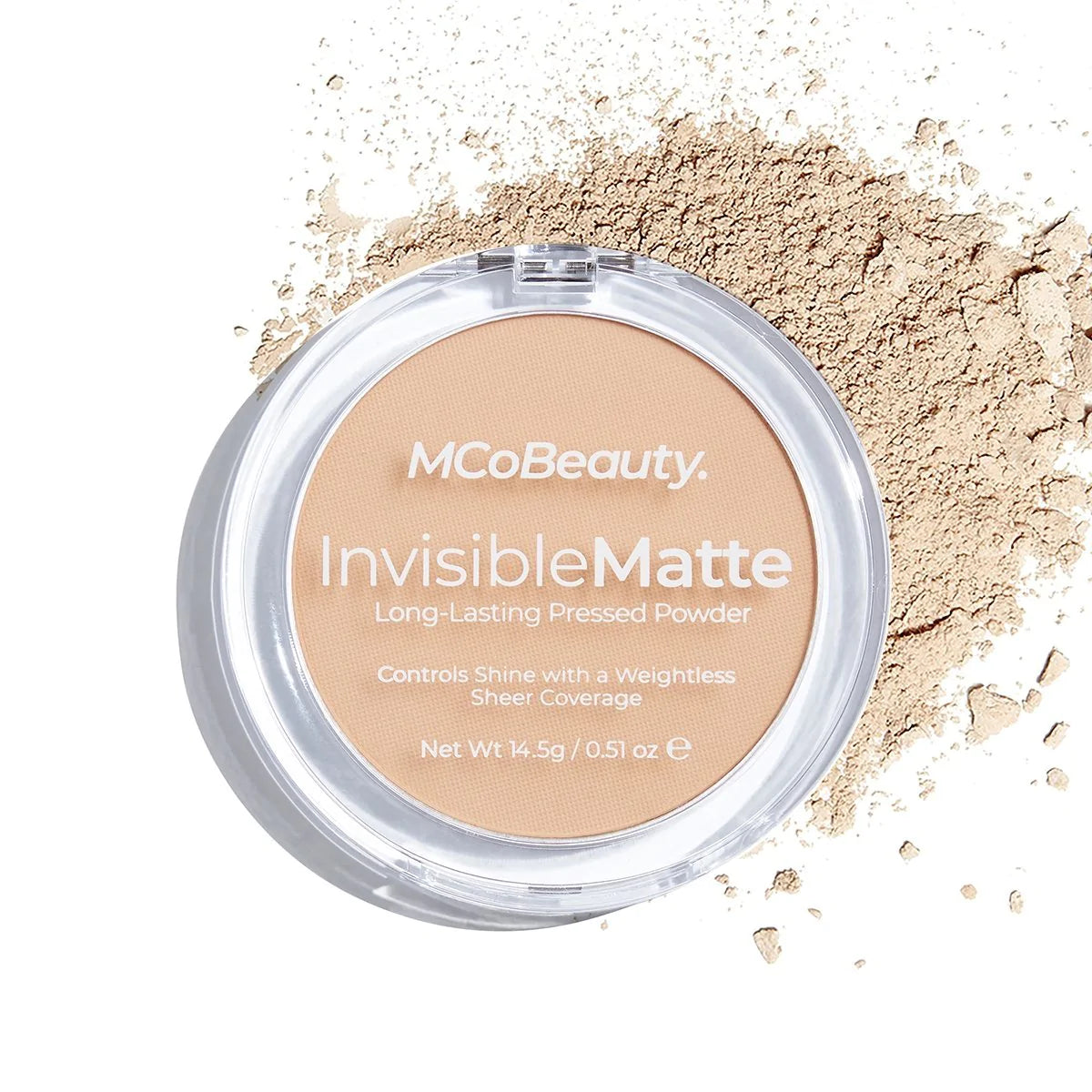 MCOBEAUTY Invisible Matte Long Lasting Pressed Powder - Translucent