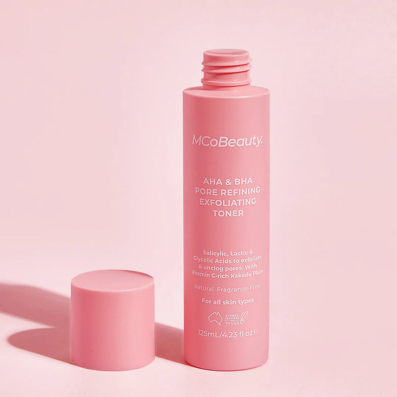 MCOBEAUTY AHA & BHA Pore Refining Exfoliating Toner (125 mL) – LA FEMME ...