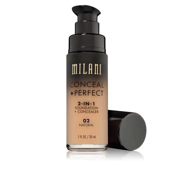 MILANI Conceal + Perfect 2-in-1 Foundation + Concealer - Natural #02