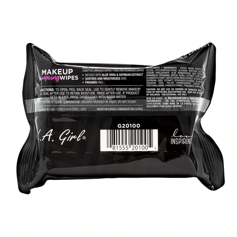 LA GIRL Makeup Removing Wipes