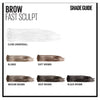 MAYBELLINE Brow Fast Sculpt Brow Gel Mascara - Black Brown