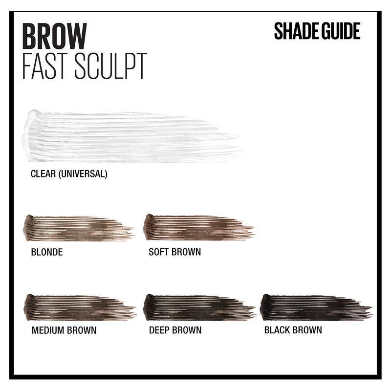 MAYBELLINE Brow Fast Sculpt Brow Gel Mascara - Black Brown
