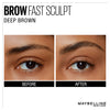 MAYBELLINE Brow Fast Sculpt Brow Gel Mascara - Deep Brown