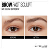 MAYBELLINE Brow Fast Sculpt Brow Gel Mascara - Medium Brown